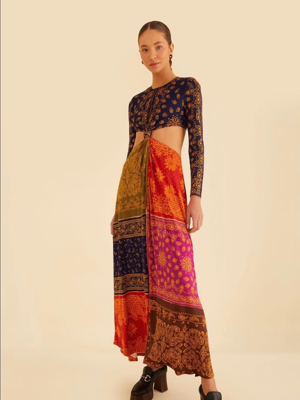 Farm Rio Patchwork Dress - Picture 12 of 14